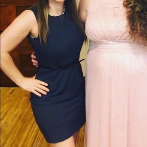 CALVIN KLEIN charcoal grey/black dress. 4p